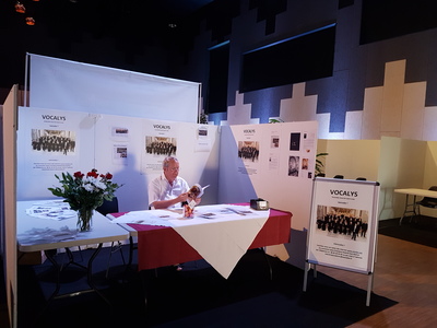 Ouverture du stand par le président